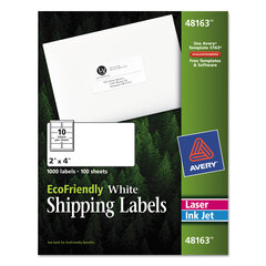 AVE48163 - Avery® EcoFriendly File Folder Labels