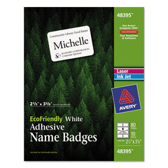AVE48395 - Avery® EcoFriendly Name Badges