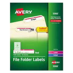 AVE5066 - Avery® Permanent File Folder Labels with TrueBlock™ Technology