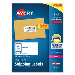 AVE5163 - Avery® Shipping Labels with TrueBlock™ Technology
