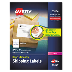 AVE55164 - Avery® Repositionable Shipping Labels