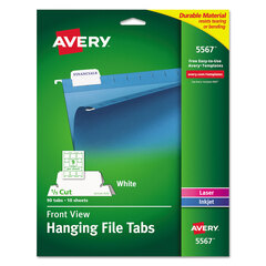 AVE5567 - Avery® Print/Write-On Hanging Tabs