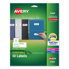 AVE6460 - Avery® Removable Self-Adhesive ID Labels
