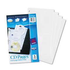 AVE75263 - Avery® Acid-Free CD Organizer Sheets for 3-Ring Binders