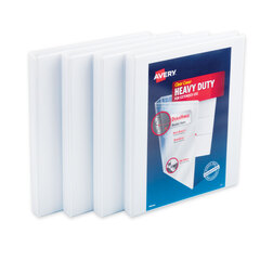 AVE79709 - Avery® Heavy-Duty Non Stick View Binder with DuraHinge® and Slant Rings