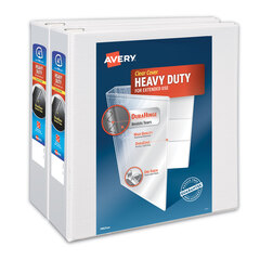 AVE79875 - Avery® Heavy-Duty Non Stick View Binder with DuraHinge® and Slant Rings