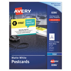 AVE8386 - Avery® Inkjet Postcards