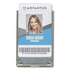 AVT76416 - Advantus® Rigid Two-Badge Blocking Smart Card Holder