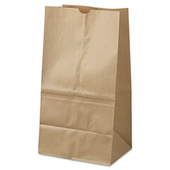 General Grocery Paper Bags, 40 lb Capacity, #25 Squat, 8.25