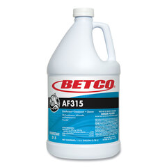 Betco AF315 Disinfectant Cleaner, Citrus Floral Scent, 1 gal Bottle, 4/Carton