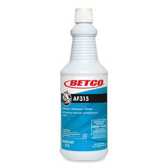 Betco AF315 Disinfectant Cleaner, Citrus Floral Scent, 32 oz Bottle, 12/Carton