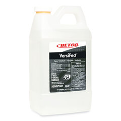 Betco VersiFect Cleaner Disinfectant, Fresh Scent, 2 L Bottle, 4/Carton