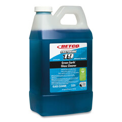 Betco Fastdraw 19 Green Earth Glass Cleaner, Pleasant Scent, 2 L Bottle, 4/Carton