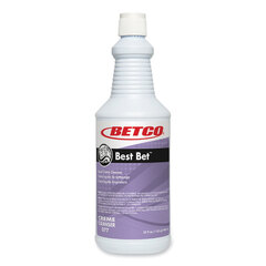 Betco Best Bet Liquid Creme Cleanser, Mint, 32 oz Bottle, 12/Carton