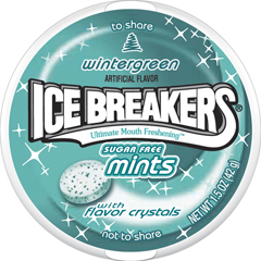 BFVHEC72062-BX - Hershey Foods - Ice Breakers Wintergreen Tin