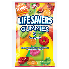 BFVNFG08342 - Wrigley's - Lifesavers Gummies 5 Flavor Peg Pack