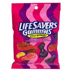 BFVWMW08344 - Wrigley's - Lifesaver Gummi Mixed Berry Peg Pack