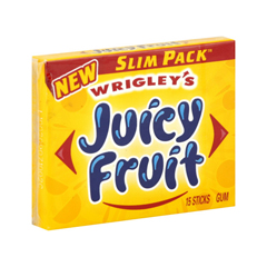 BFVWMW21736-BX - Wrigley's - Juicy Fruit Gum Slim Pack 15 Stick