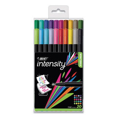 BIC Intensity Fineliner Marker Pen, Green