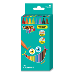BICBKPC16AST - BIC® Kids® Coloring Crayons