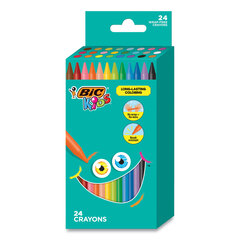 BICBKPC24AST - BIC® Kids® Coloring Crayons
