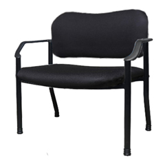 BLI1051121025 - Blickman Industries - Polyester Fabric Waiting Room Chair With Arms, Bariatric