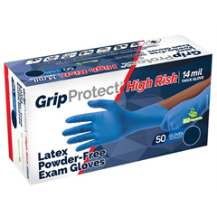 BAYGP5902 - GripProtect - High Risk 14 mil Latex Powder-Free Exam Gloves
