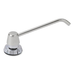 Bobrick Counter-Mounted Soap Dispenser, 34 oz,  3 x 4 x 6, Stainless Steel