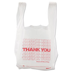 Brown Paper Goods Thank You High-Density Shopping Bags, 8