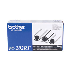 BRTPC202RF - Brother PC202RF Thermal Transfer Refill Rolls, Black, 2/Pack