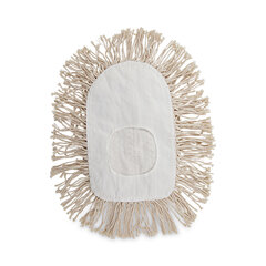 Unisan Wedge Dust Mop Head, Cotton, 17 1/2 x 13 1/2, White