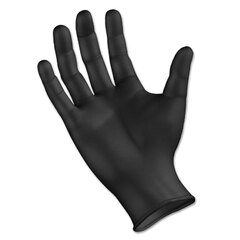 Boardwalk Disposable General-Purpose Powder-Free Nitrile Gloves, X-Large, Black, 4.4 mil, 1,000/Carton