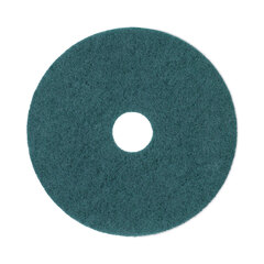 Premiere Pads Standard 17-Inch Diameter Heavy-Duty Scrubbing Floor Pads, Green