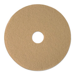 Boardwalk Ultra High-Speed Floor Pads, 19-Inch Diameter, Champagne, 5/Carton