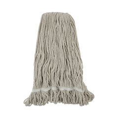 Boardwalk Pro Loop Web/Tailband Wet Mop Head, Cotton, 24oz, White