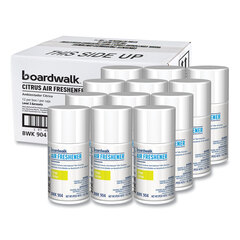 Boardwalk Metered Air Freshener Refill, Citrus Sunrise, 5.3 oz Aerosol Spray, 12/Carton