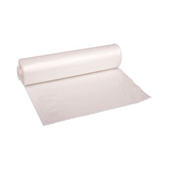 Boardwalk High Density Industrial Can Liners Coreless Rolls, 30 gal, 16 microns, 30 x 37, Natural, 25 Bags/Roll, 20 Rolls/Carton