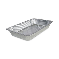 Boardwalk Aluminum Steam Table Pans, Full-Size Deep, 3.19