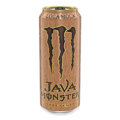 Hansen Natural Corp. Java Monster Cold Brew Coffee, Loca Moca, 15 oz Can, 12/Pack