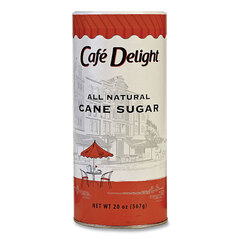 Diamond Crystal All Natural Cane Sugar. 20 oz Canister