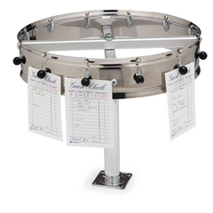 CFS3812CMCS - Carlisle - 12 Clip Counter Mt. Order Wheel 14" - Stainless Steel