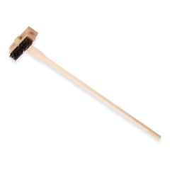 CFS BRANDS Sparta Broiler Master Grill Brush and Scraper with Handle, Metal Bristles, 48