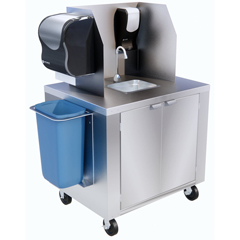 CFSDXPL2401144856 - Carlisle - Wastebasket Bracket For Dynex Mobile Handwashing Station