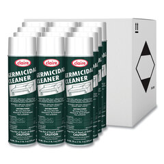 PLZ Corp Germicidal Cleaner, Floral Scent, 19 oz Aerosol Spray, Dozen