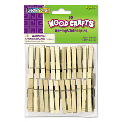 CKC365801 - Creativity Street® Wood Spring Clothespins