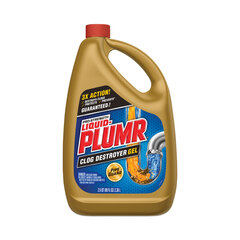 Clorox Professional Clog Destroyer + PipeGuard, Gel, 80 oz, 6/Carton