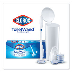 CLO03191 - ToiletWand™ Kit with Storage Caddy & Refill Heads