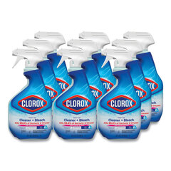 Clorox Professional Clean-Up Cleaner + Bleach, 32 oz Spray Bottle, Fresh Scent, 9/Carton
