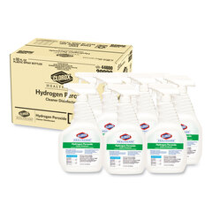 Clorox Professional Hydrogen-Peroxide Cleaner/Disinfectant, 32 oz Spray Bottle, 9/Carton