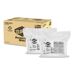 Clorox Professional Disinfecting Wipes, Fresh Scent, 7 x 8, 700/Bag Refill, 2/Carton
